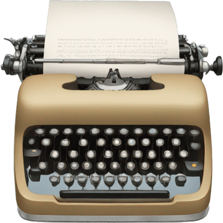 type writer emoji