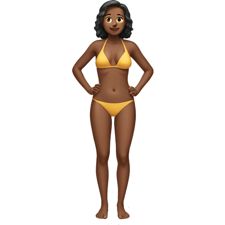 woman wearing a bikini emoji