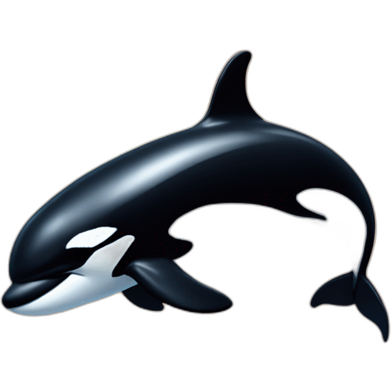 orca on sunshine emoji