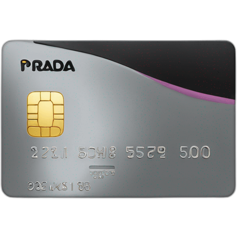 Prada credit card emoji