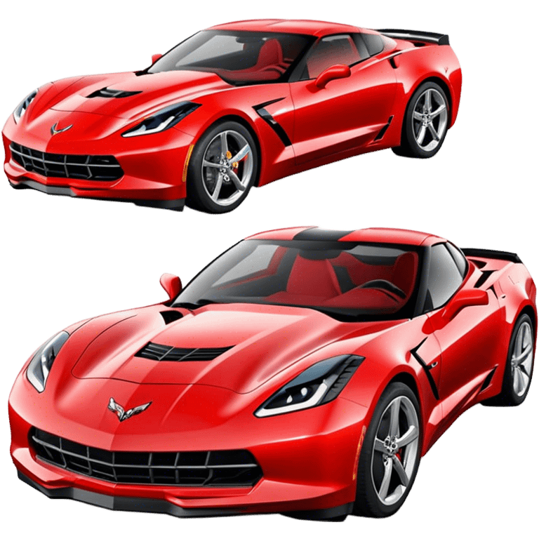 Chevrolet Corvette - Chevrolet (Model Year: 2022) (Iconic colour: Red) emoji