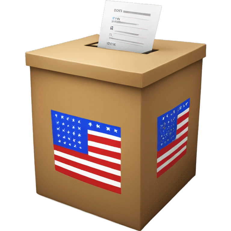 Voting box emoji