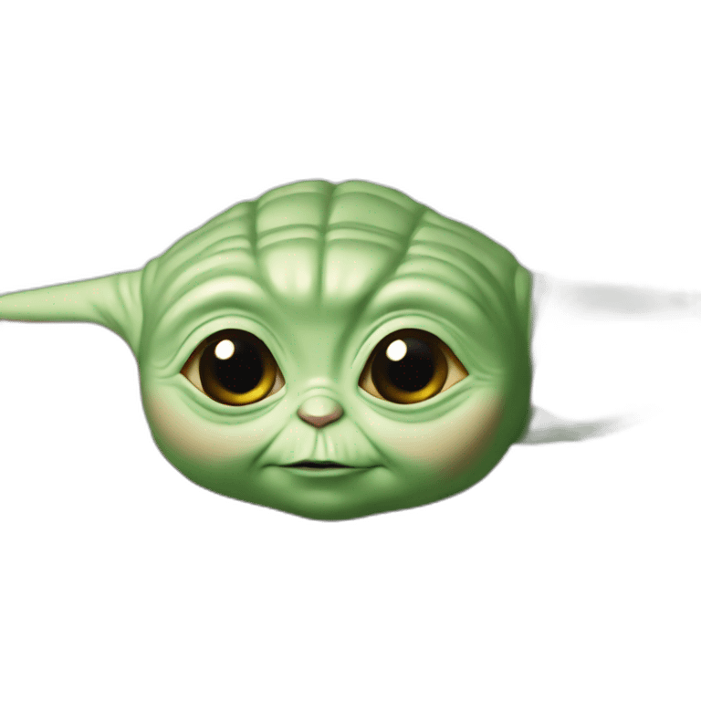 Baby yoda realistic emoji