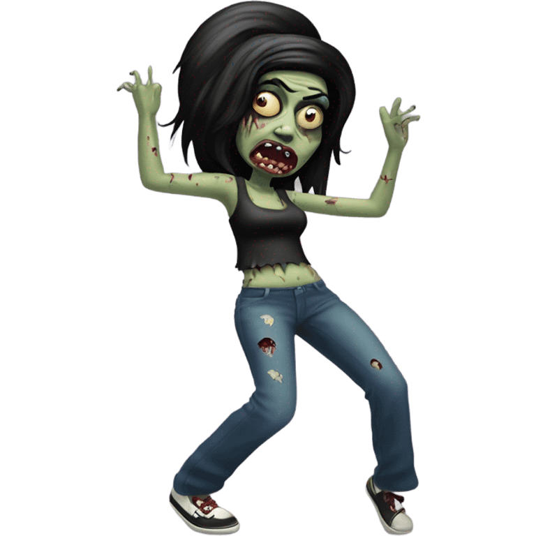 amy winehouse zombie dancing emoji