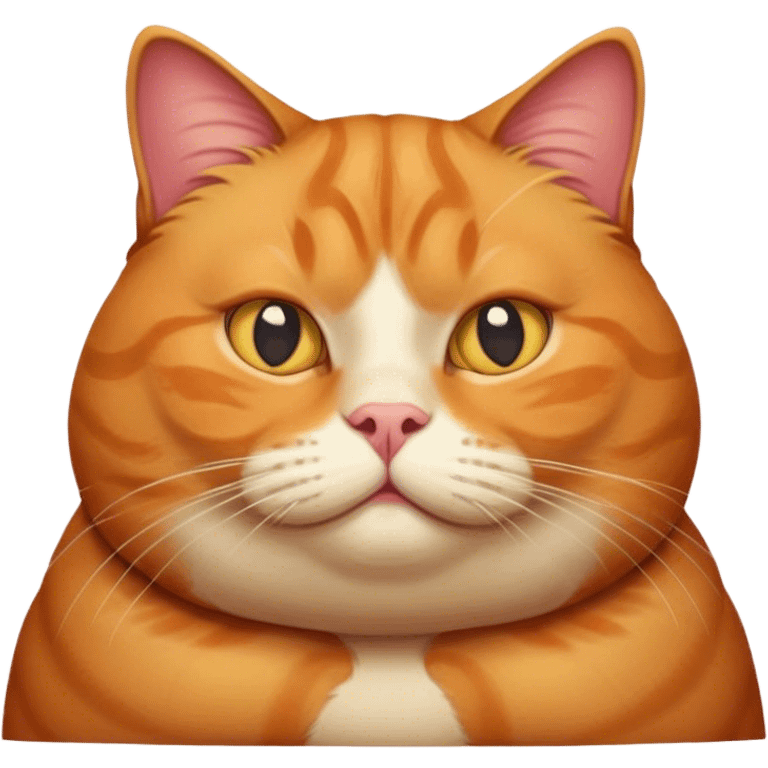 Fat cat  emoji