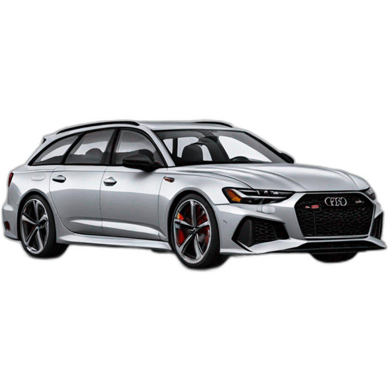 car, audi rs6 emoji