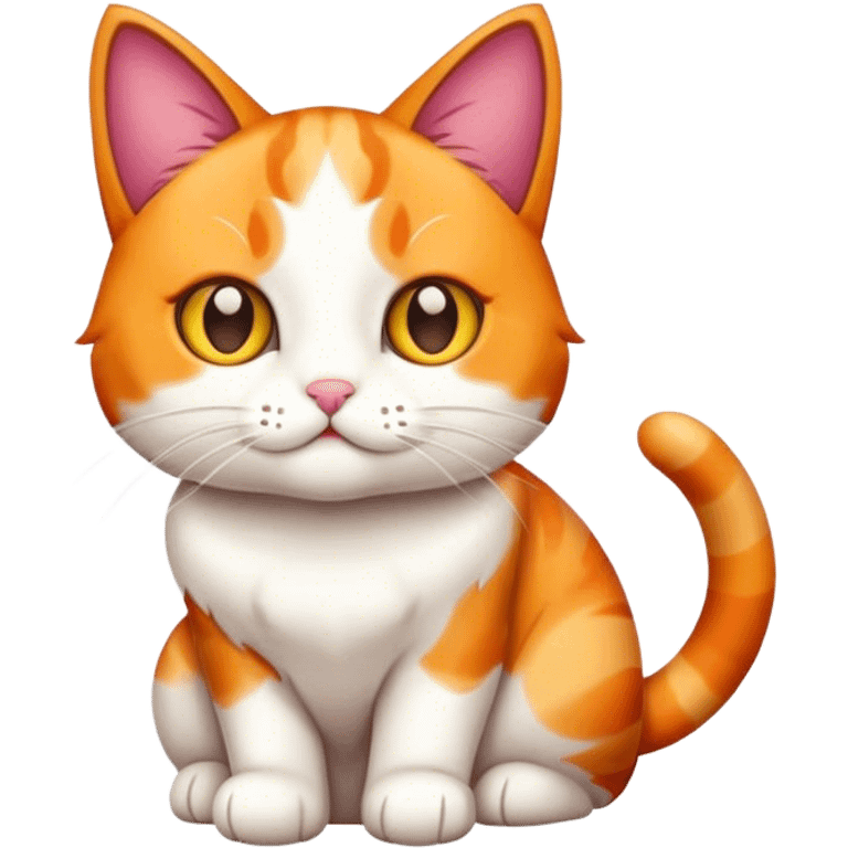 calico cat emoji