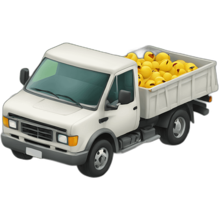 Voiture qui mange un camion emoji