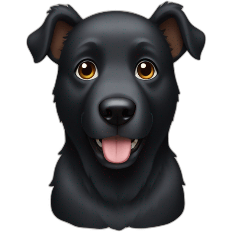 black bear dog emoji