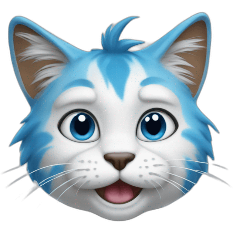 Smurf cat emoji