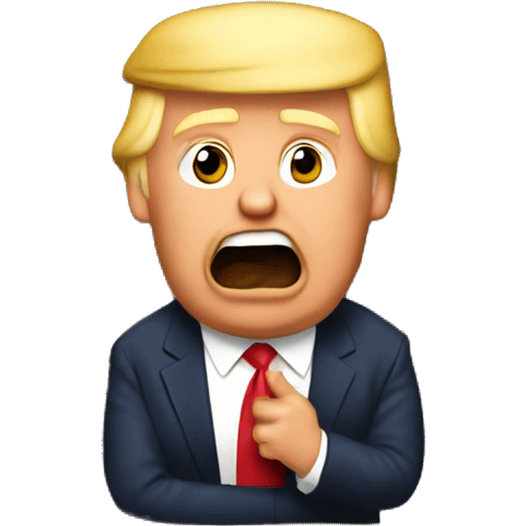 Trump eating tamales emoji