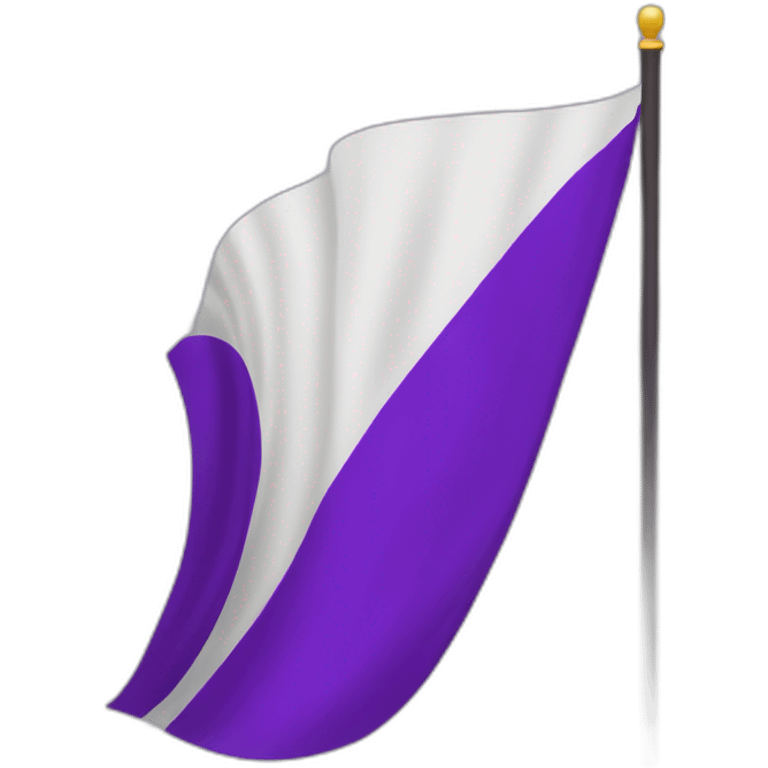 Purple flag emoji