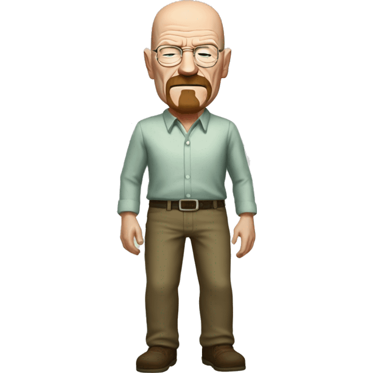 make a full-body emoji of walter white standing emoji