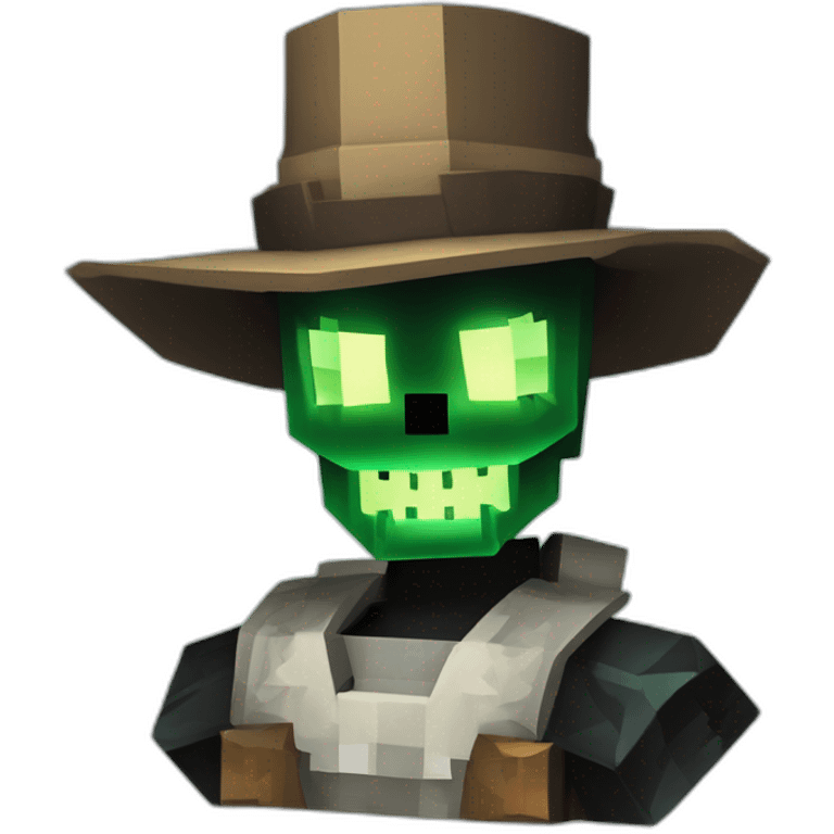 Pixel Minecraft Fedora Halloween Witcher Skeleton Diamond Obsidian Emerald Flame Shiny Glow Reward Legendary Unique Epic Mystery emoji