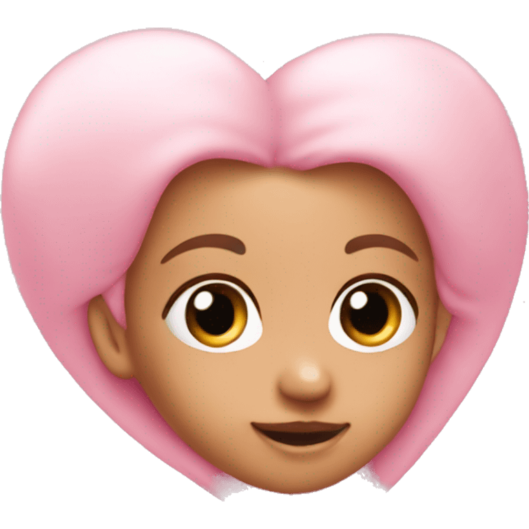 baby pink heart  emoji