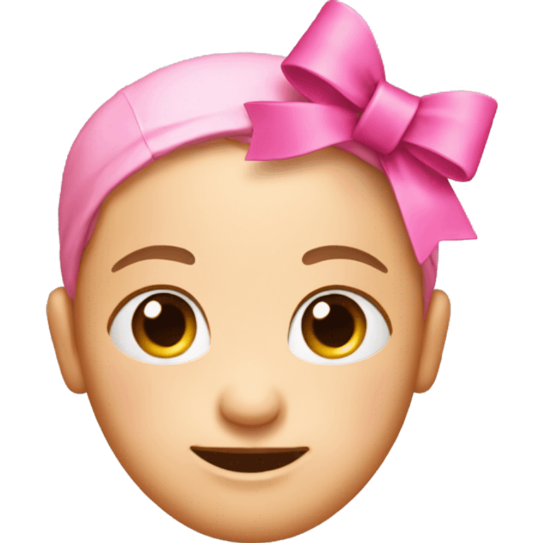 pink cross emoji with a bow  emoji