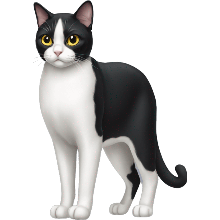 Tuxedo Cat Breed Full Body emoji