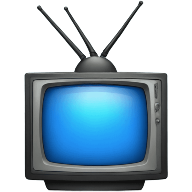  blue tv emoji