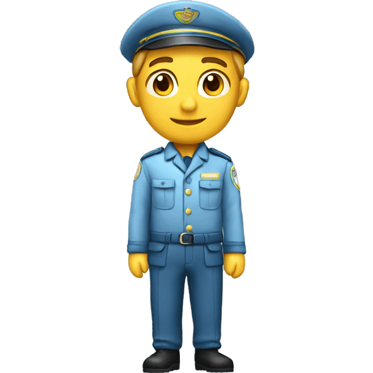 postman uniform light blue emoji