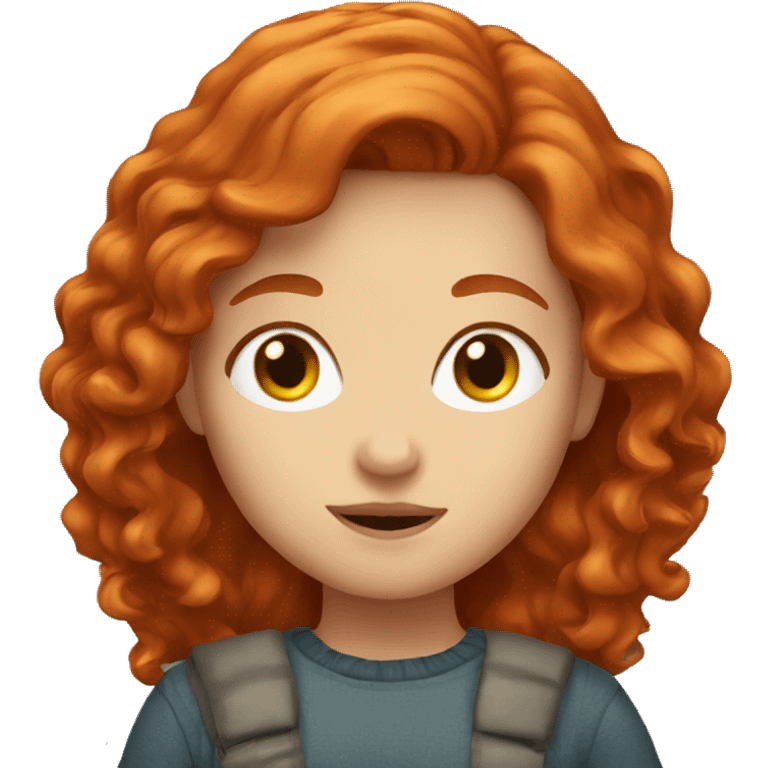 redhead girl emoji