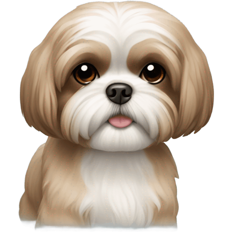 Light brown shih tzu  emoji