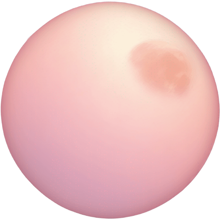 pastel pink moon emoji