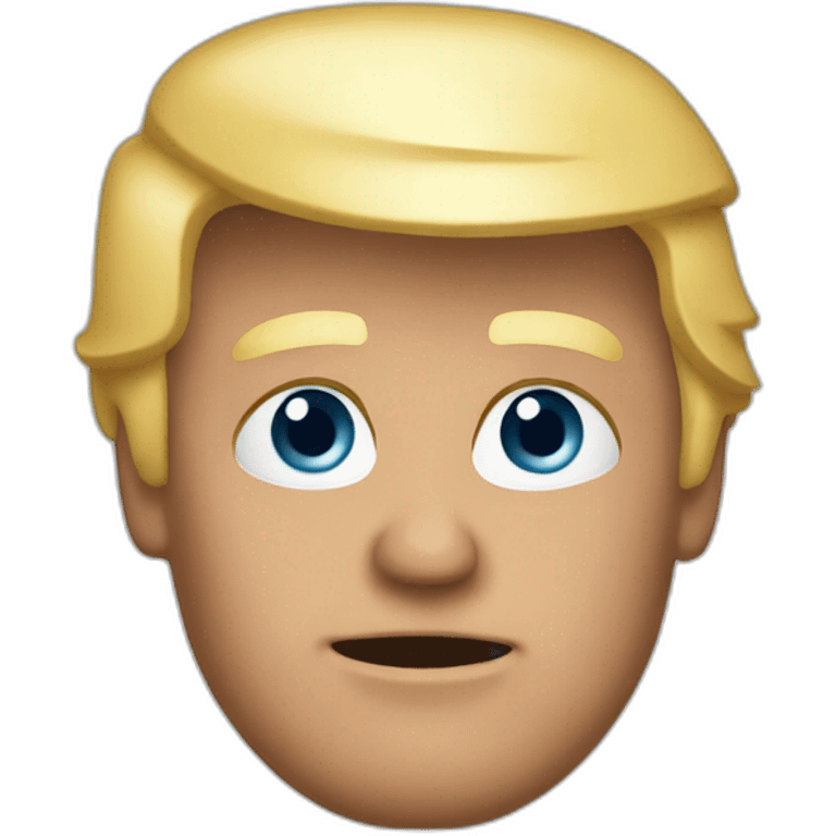 Donald trump play football emoji