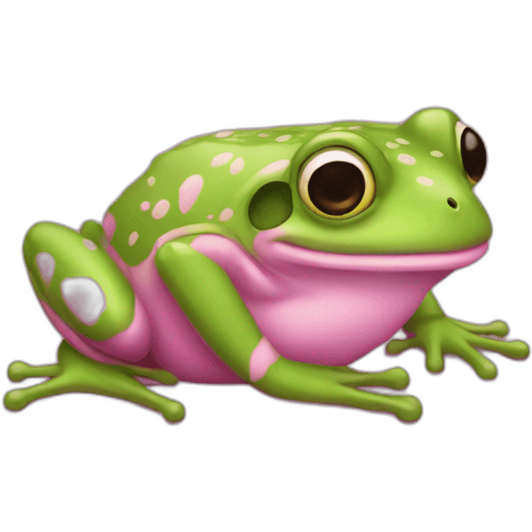 Grenouille rose emoji