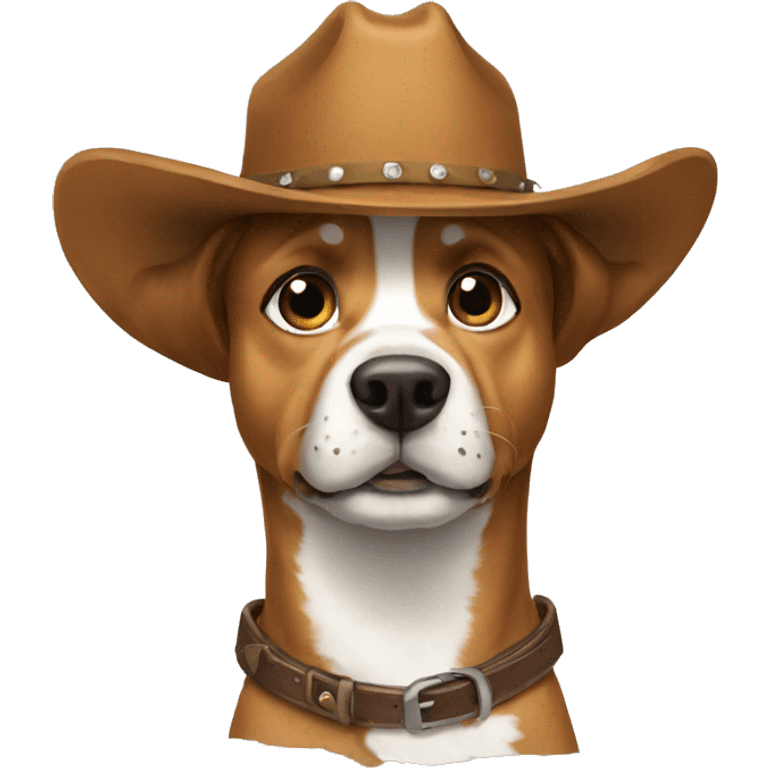 Dog dog dog dog cowboy emoji