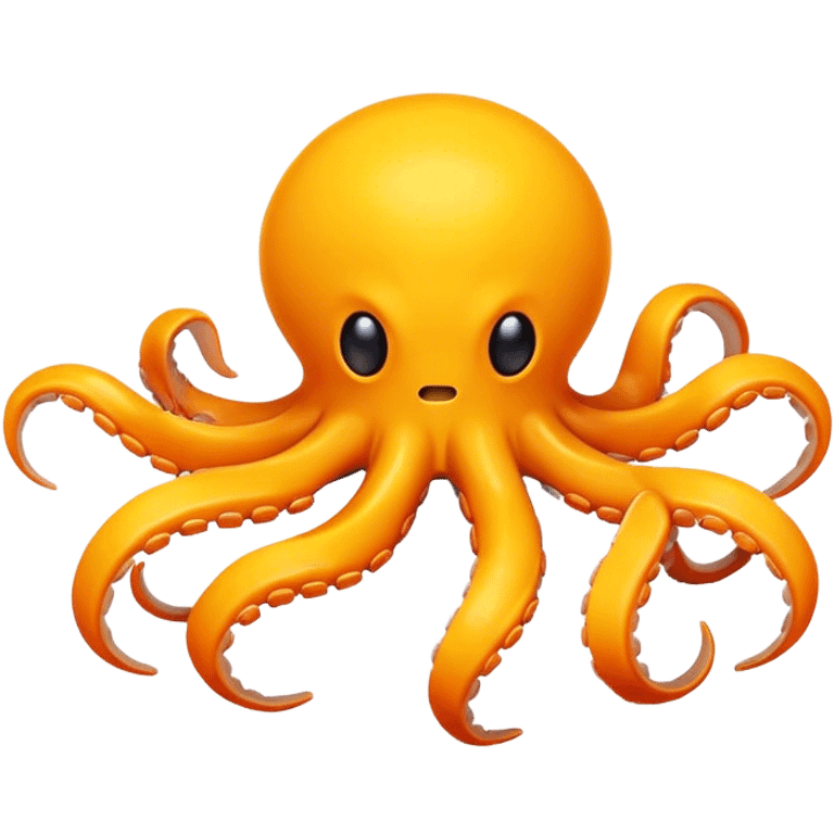 octobot, yellow-orange emoji