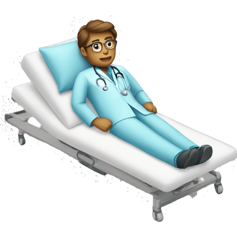 doctor lying down emoji