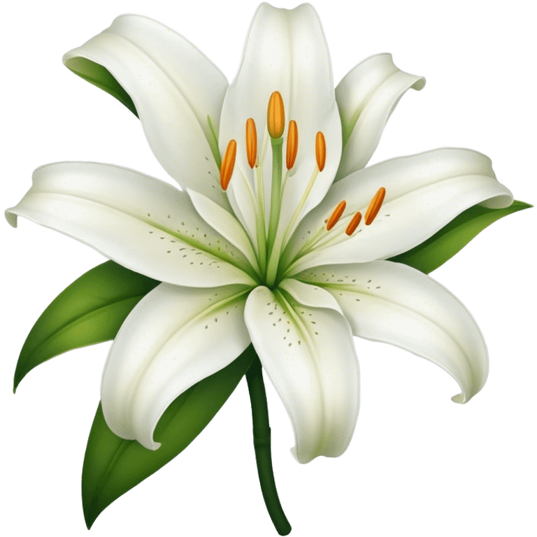 Lily flower emoji