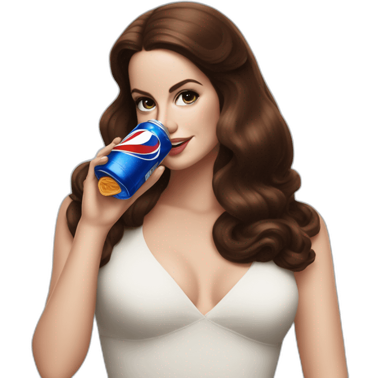 lana-del-rey-drinking-pepsi emoji