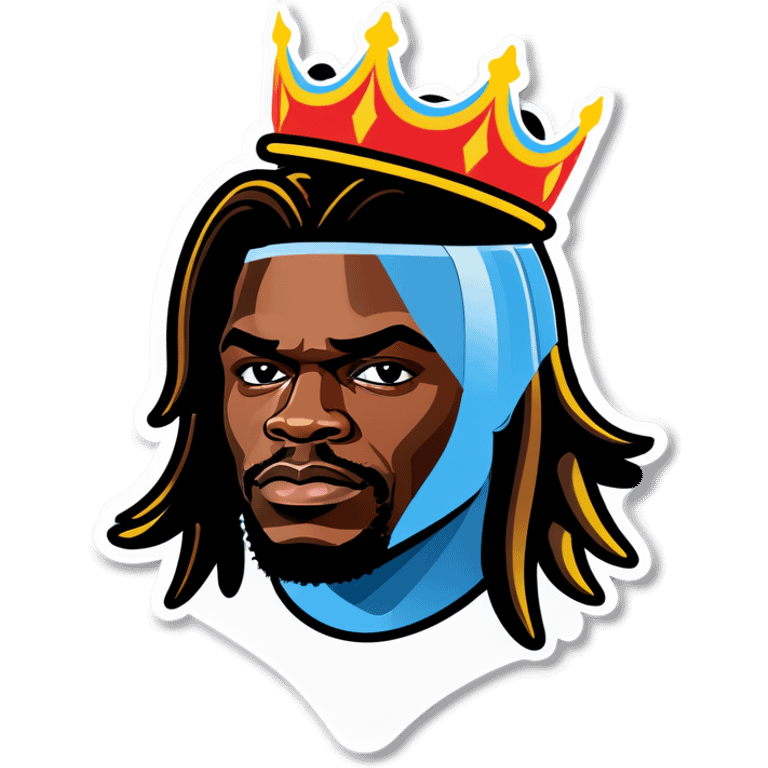 Derrick Henry wearing a crown emoji