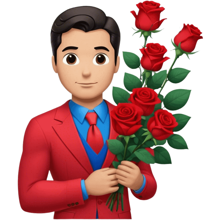 Valentine’s Day Superman  emoji