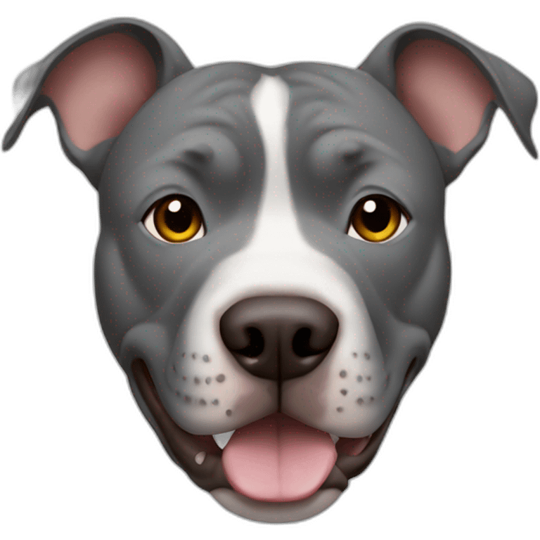 gray pitbull emoji