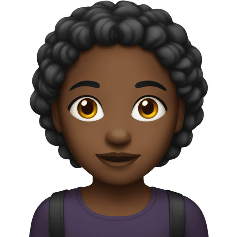 Black girl emoji