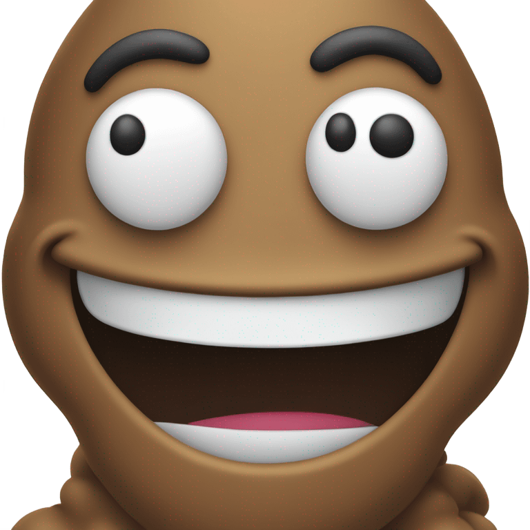 Smiling poop emoji