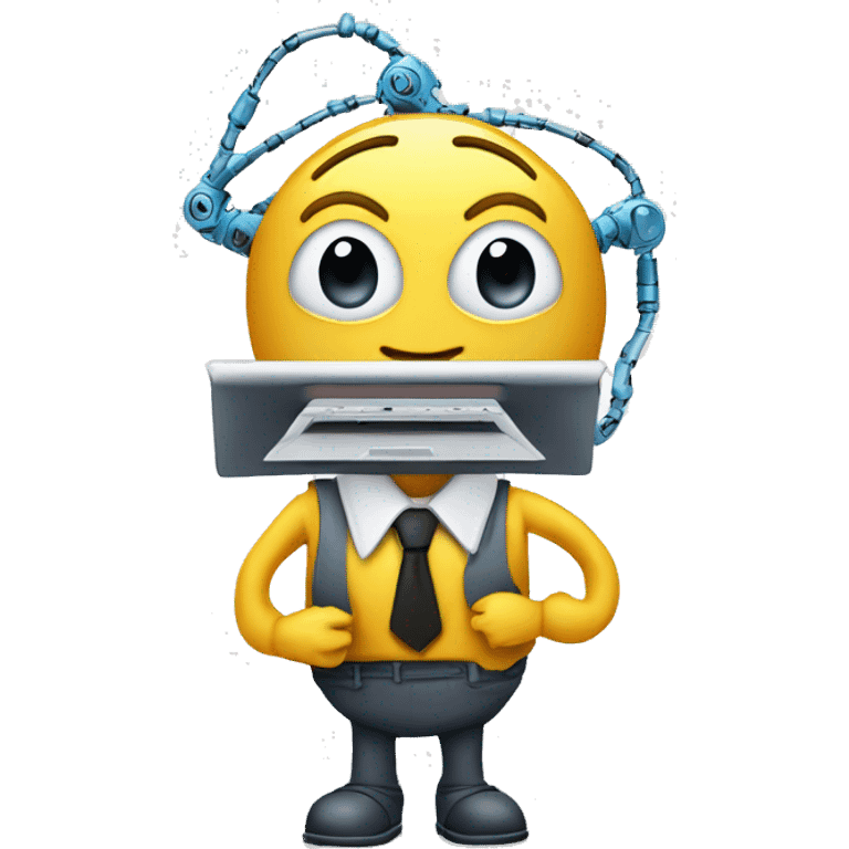 artificial intelligence write an email to school teacher emoji