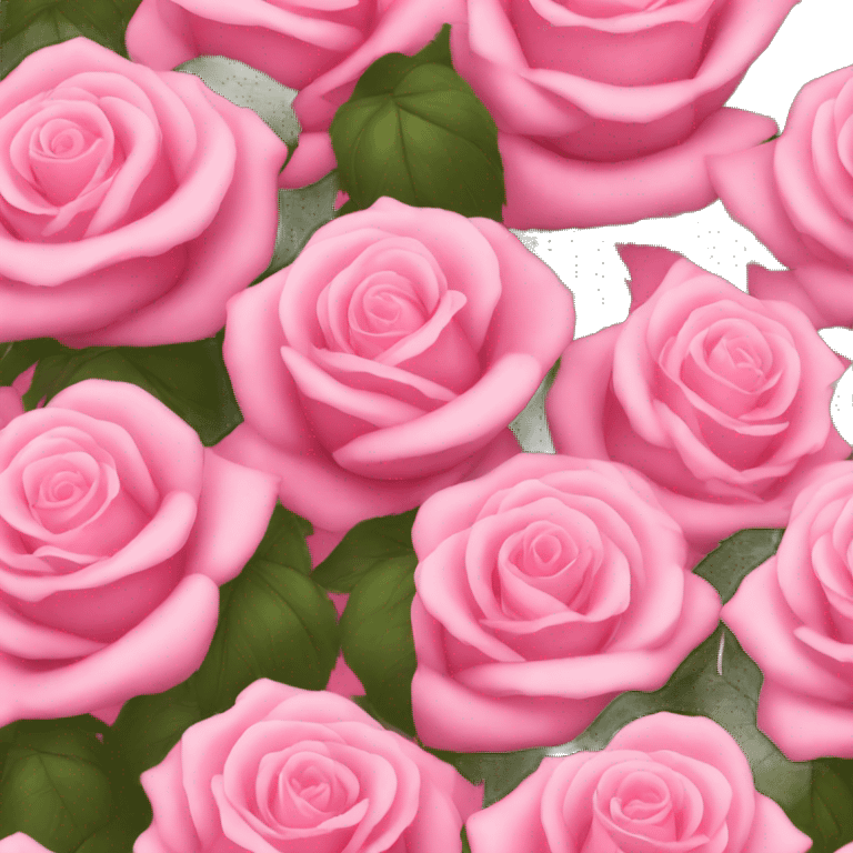 Pink roses emoji