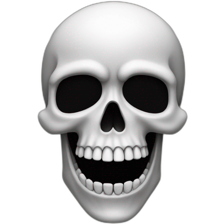 goofy skull emoji