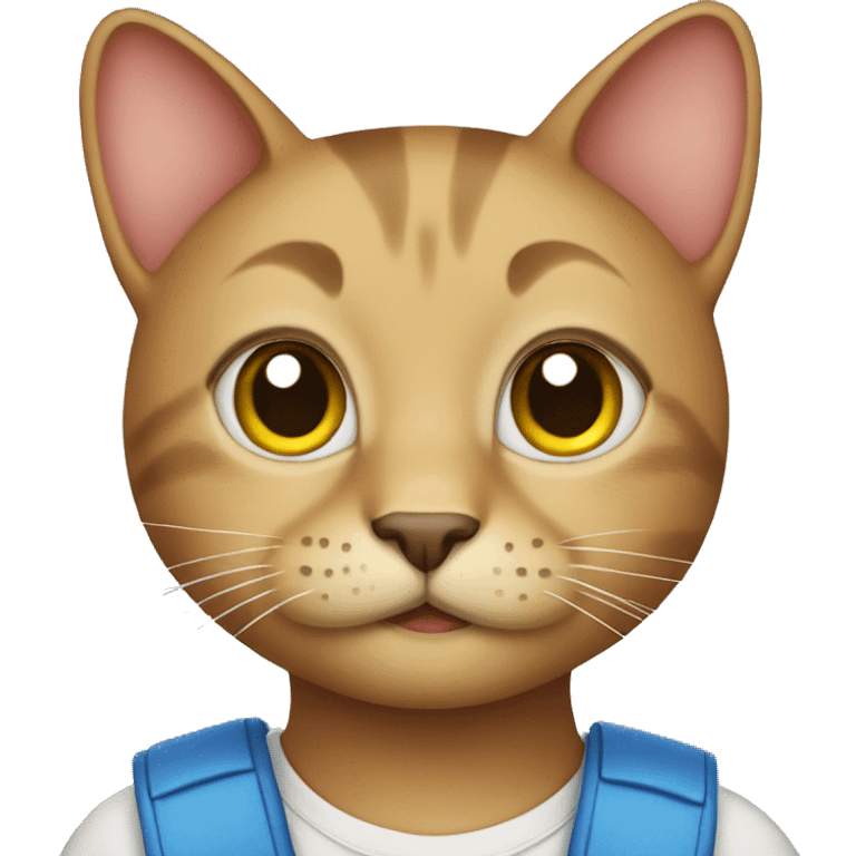 cat go to school  emoji