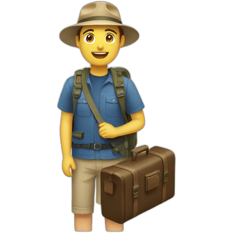 turist guide SOS emoji