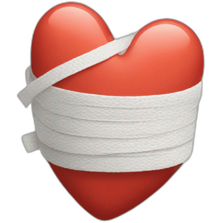 heart with bandage emoji