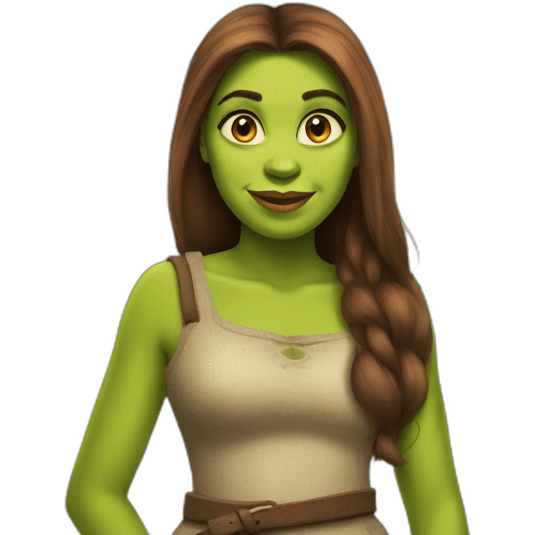 Hot girl shrek emoji