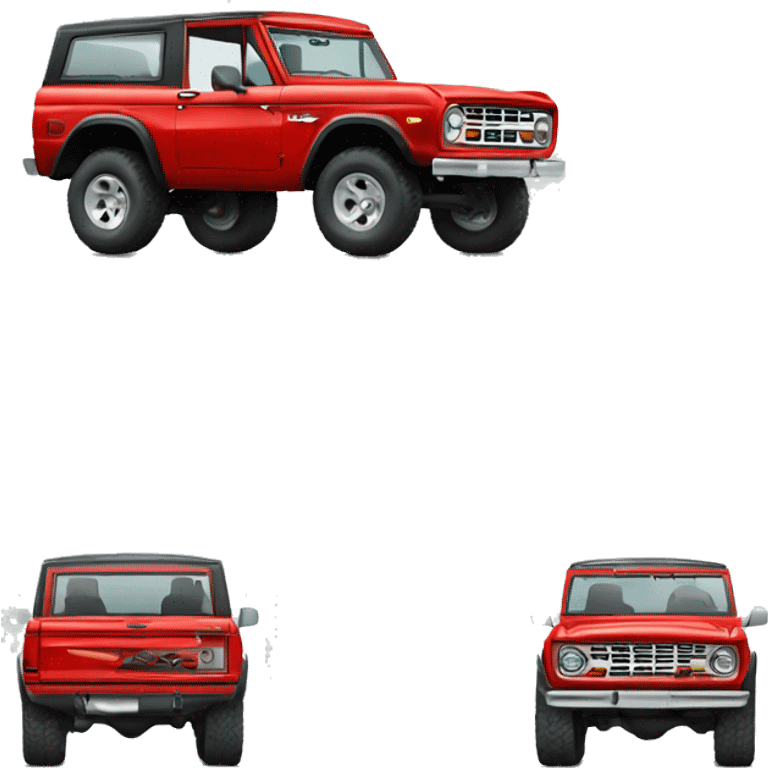 Red ford bronco emoji