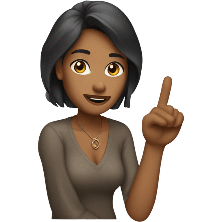 👩🏽 + 🤟🏽 emoji