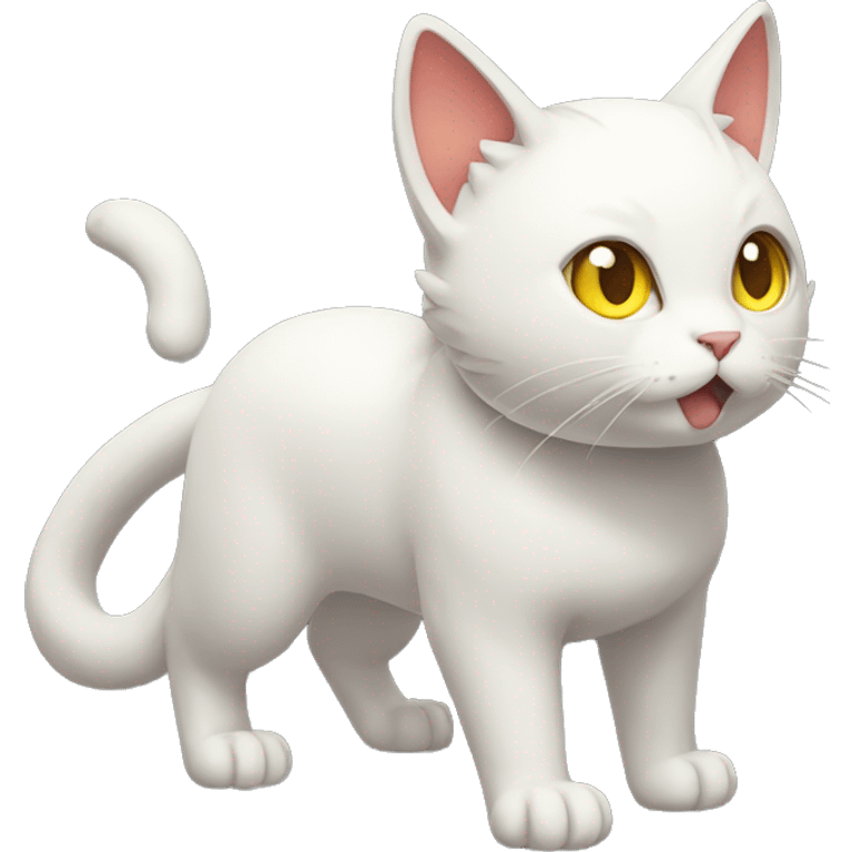 Electric-type Fakémon-Cat full body emoji