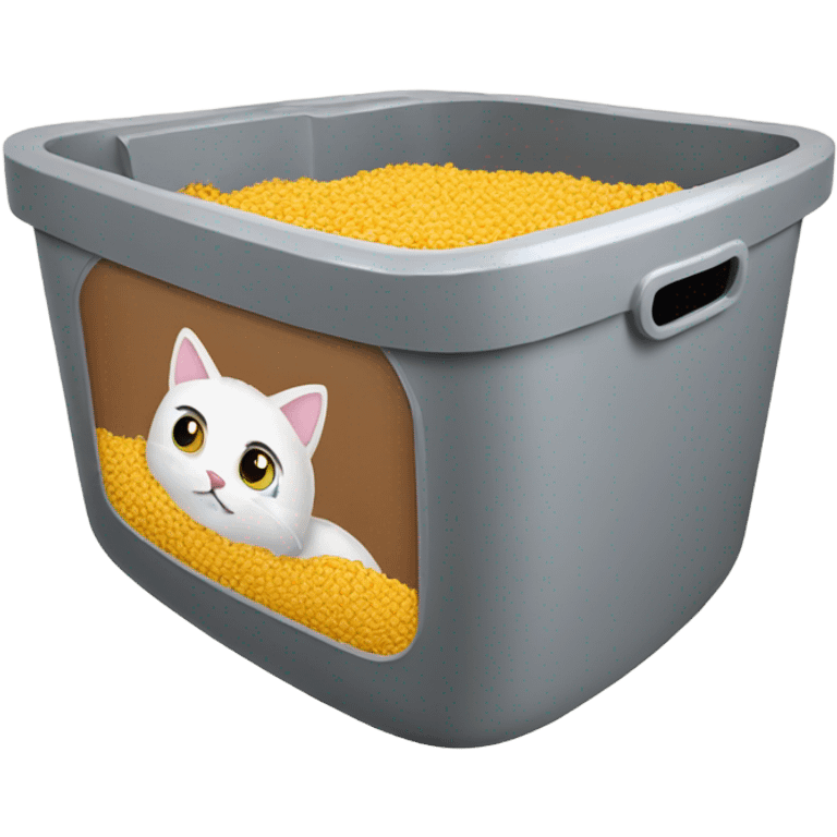 Cat litter box  emoji