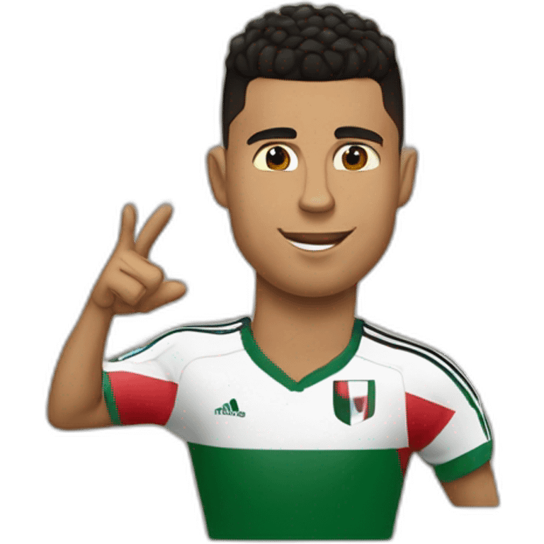 Ronaldo et la Palestine  emoji